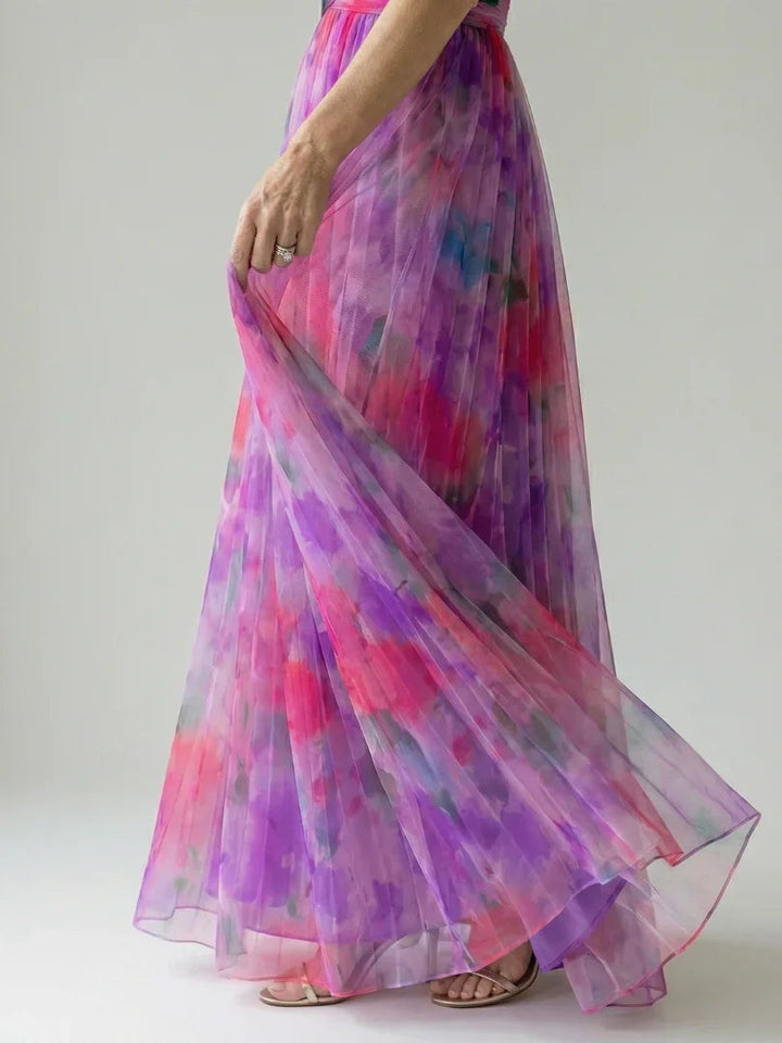 Isel - Women's Soft Wrap Maxi Dress
