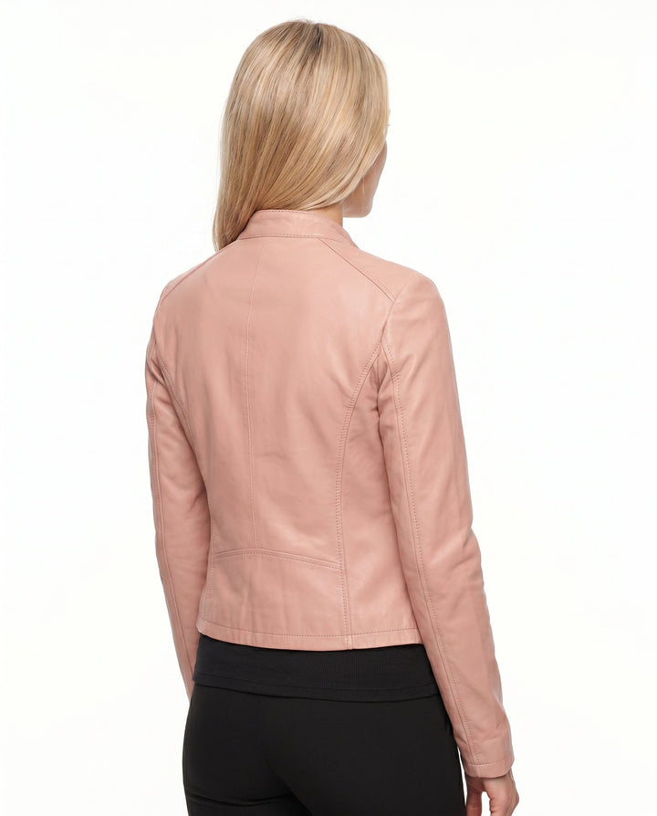 Penelope - Chaqueta de cuero entallada