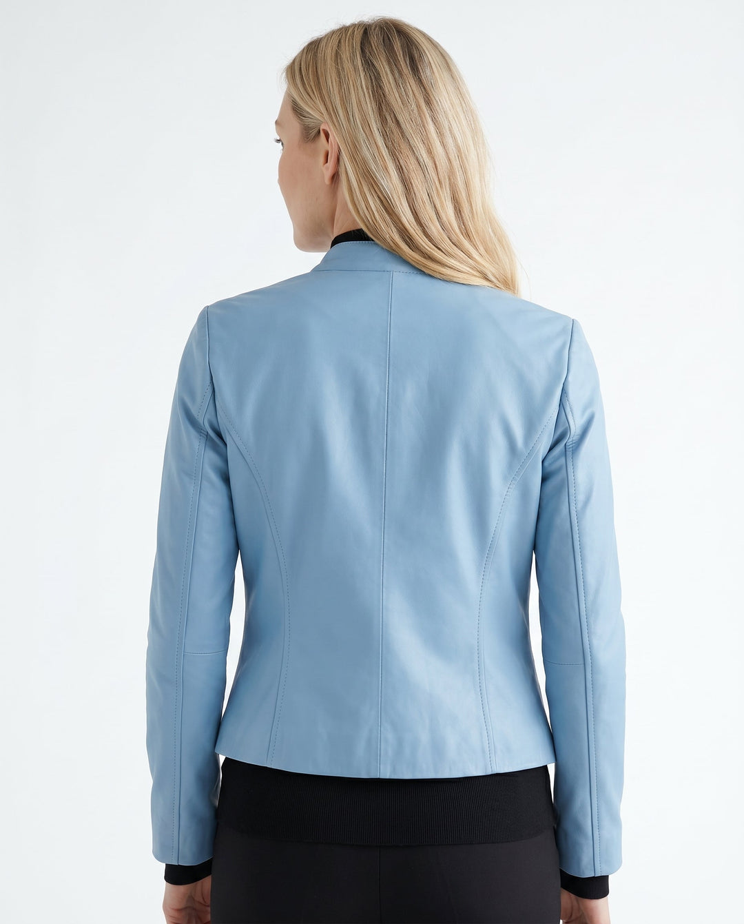 Penelope - Chaqueta de cuero entallada