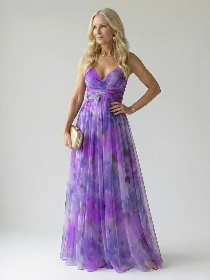 Isel - Women's Soft Wrap Maxi Dress