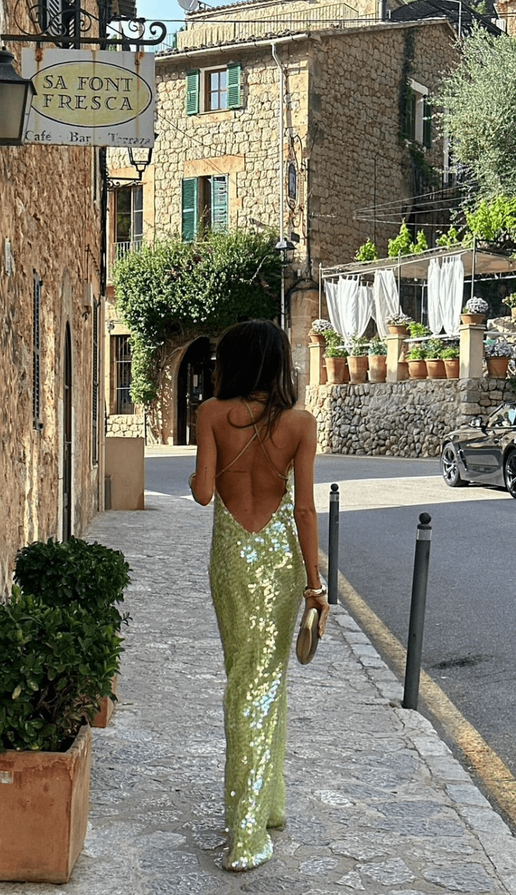 Teresa - Women's Sequin Maxi Dress