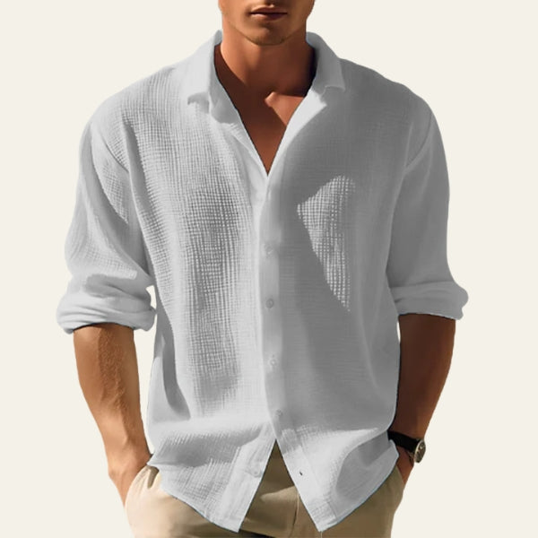 The Amalfi Textured Button Shirt