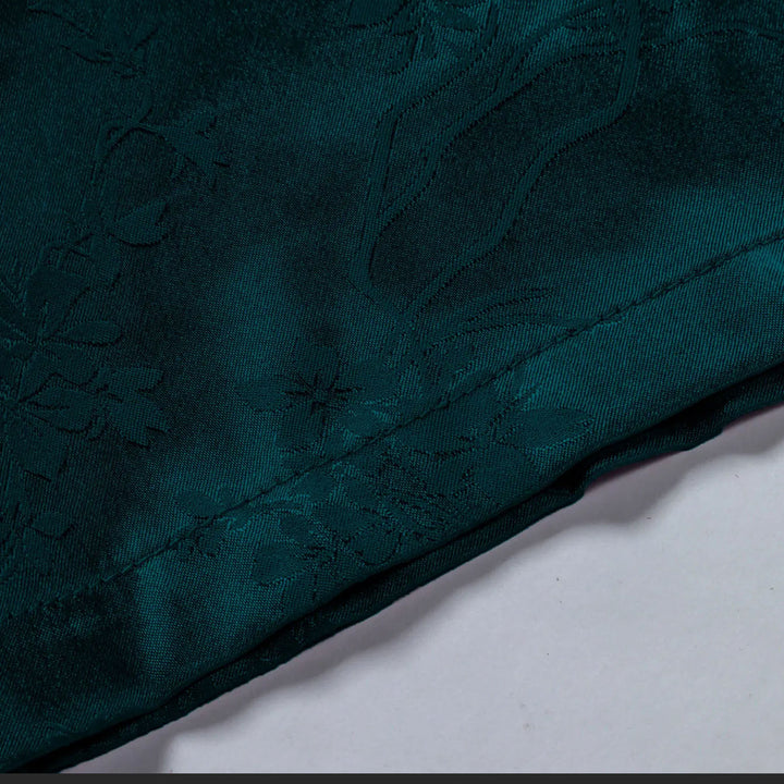 Men's Marlow Floral Satin Shirt with a Button Front
