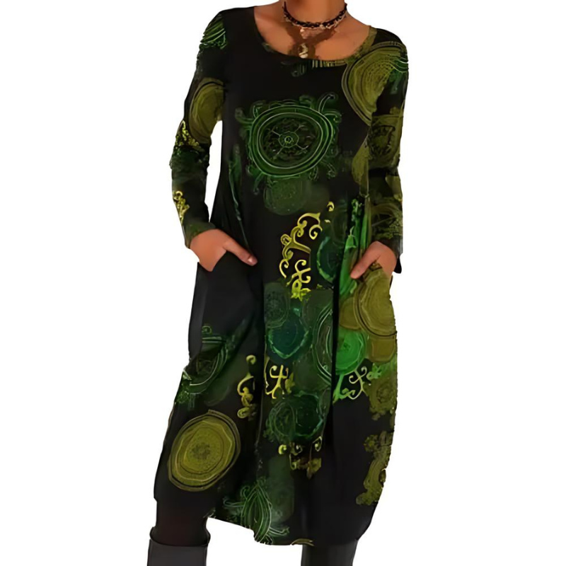 Elegant Winter Dress | Cozy Warmth
