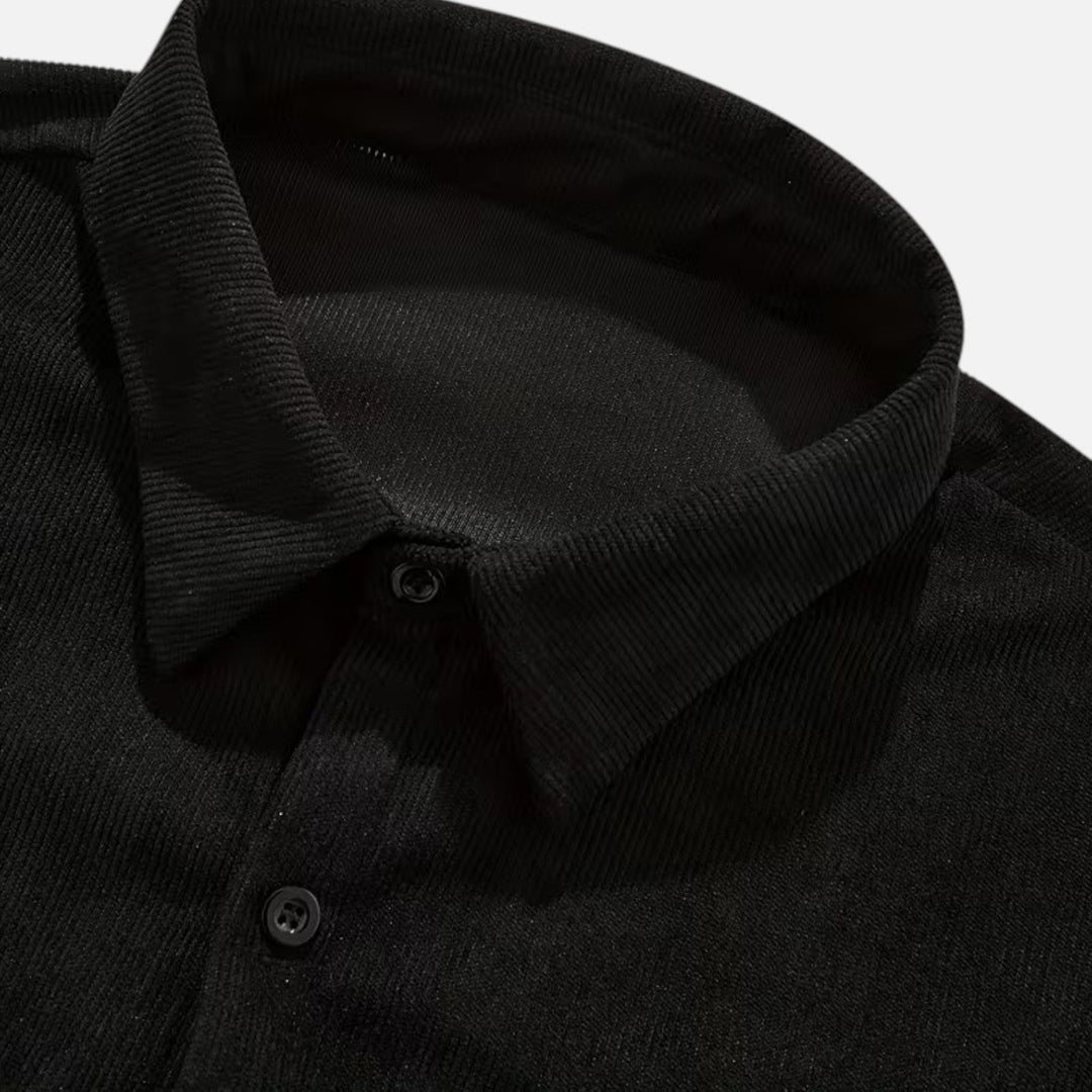 Chaqueta camisera para hombre de corte clásico y elegante informal