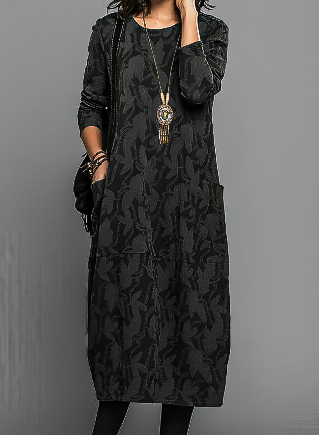 Danielle - Vestido de invierno de mujer con bolsillos