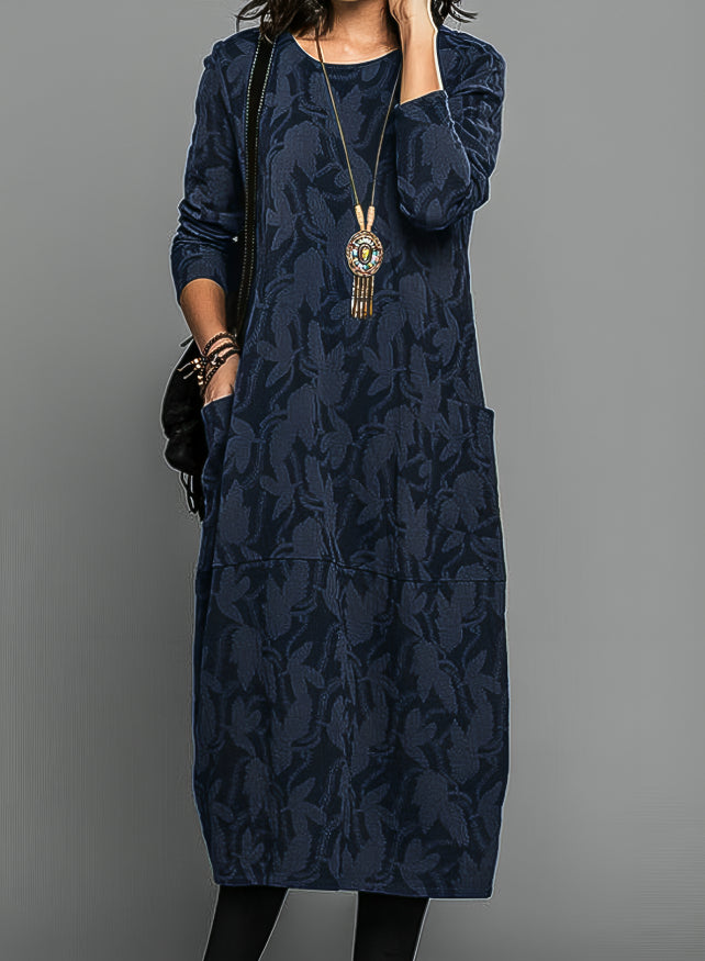Danielle - Vestido de invierno de mujer con bolsillos