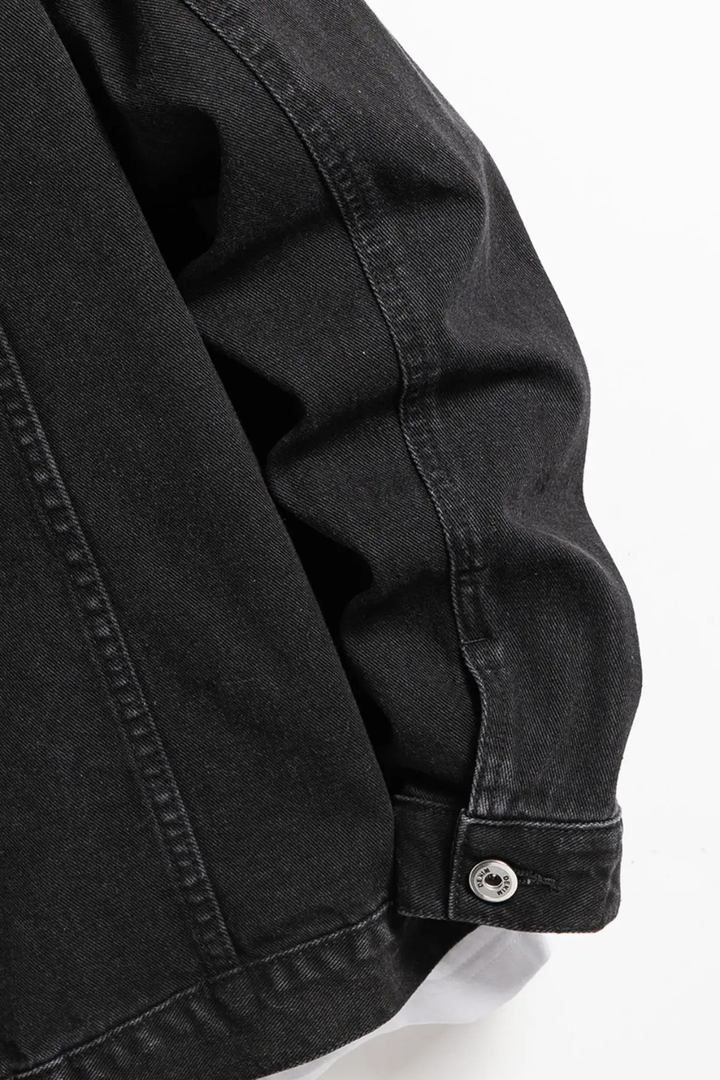 Chaqueta vaquera clásica de corte regular con botones para hombre