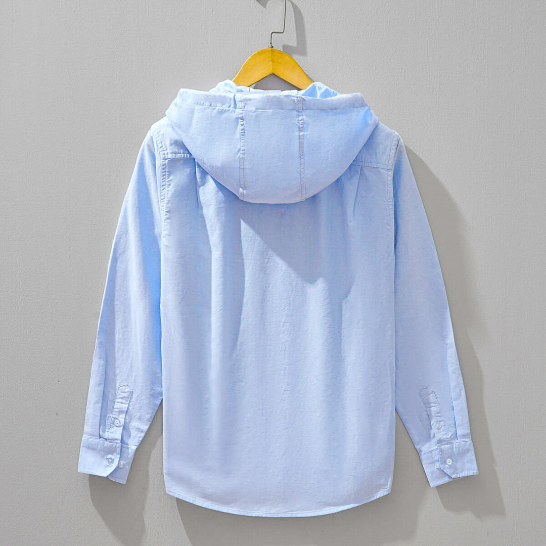 Veste à capuche en coton égyptien Beckham