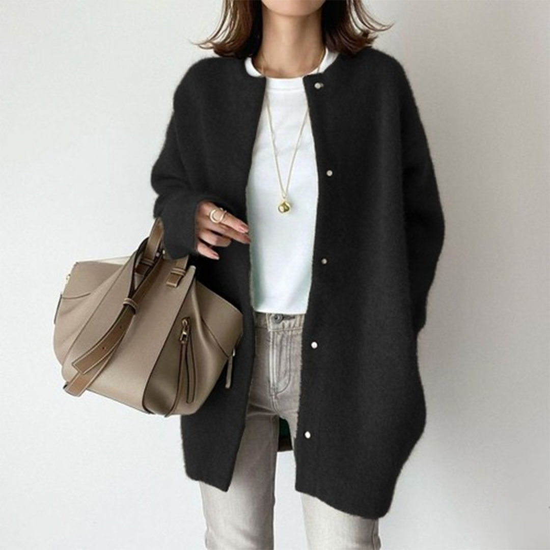 Kimberly - Women's Elegant Relaxed Fit Warm Winter Cardigan