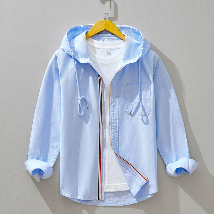 Veste à capuche en coton égyptien Beckham