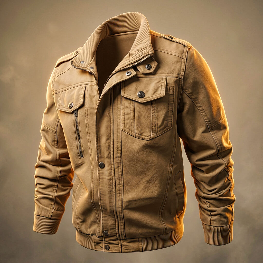 Aaron Organic Denim Jacket with Pockets