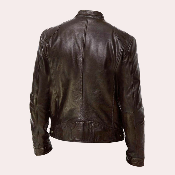 Men's Lightweight Leather Look Summer Jacket