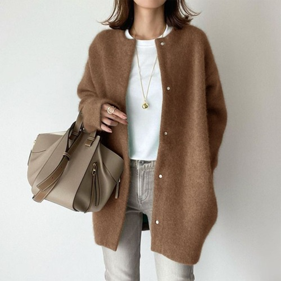 Kimberly - Women's Elegant Relaxed Fit Warm Winter Cardigan