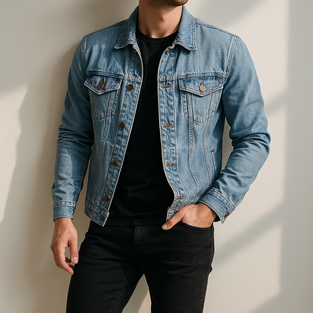 Men's Rustler Creek Denim Jacket with Pockets