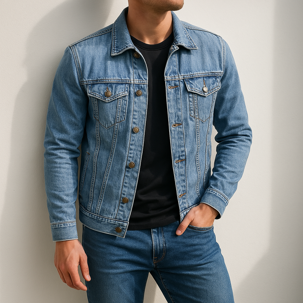 Men's Rustler Creek Denim Jacket with Pockets