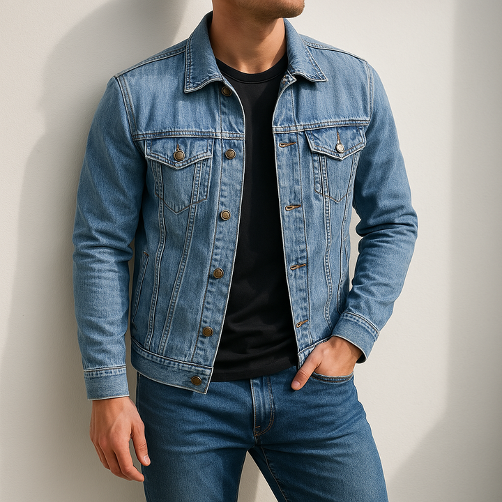 Men's Rustler Creek Denim Jacket with Pockets