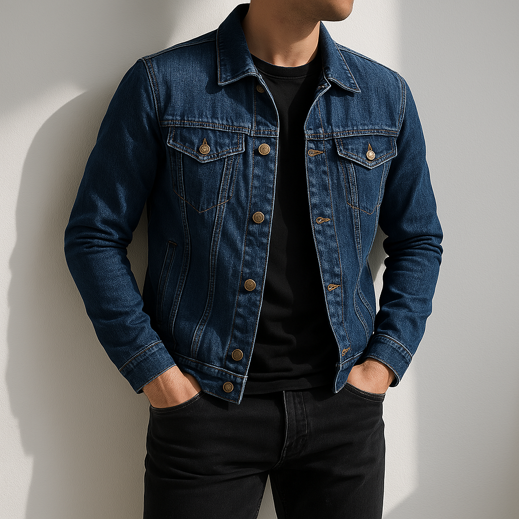 Men's Rustler Creek Denim Jacket with Pockets
