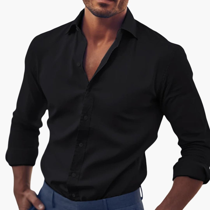 Camisa clásica de hombre con botones