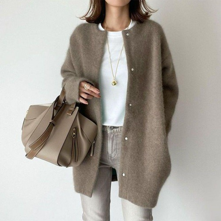 Kimberly - Women's Elegant Relaxed Fit Warm Winter Cardigan