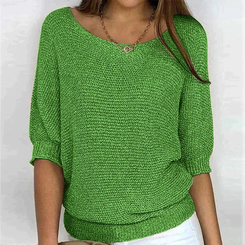 Rosemary - Women's Loose Knit Pullover