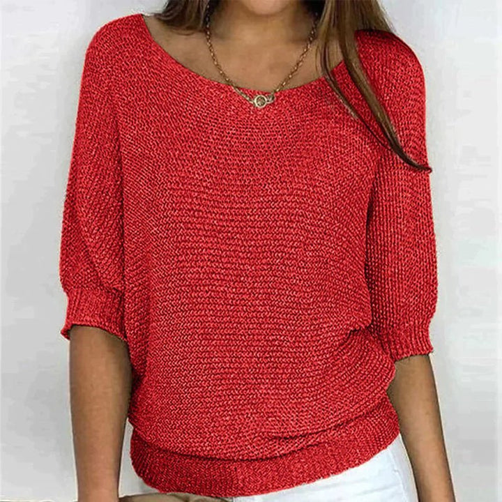 Rosemary - Women's Loose Knit Pullover