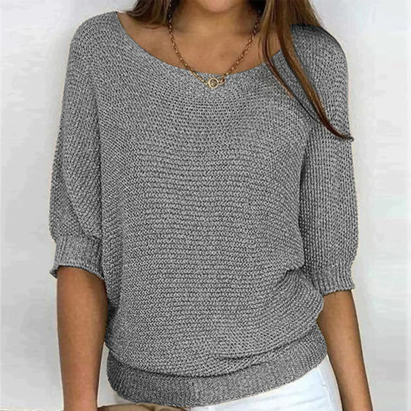 Rosemary - Women's Loose Knit Pullover