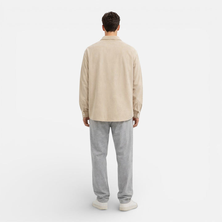 Chaqueta camisera para hombre de corte clásico y elegante informal