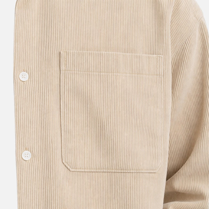 Chaqueta camisera para hombre de corte clásico y elegante informal
