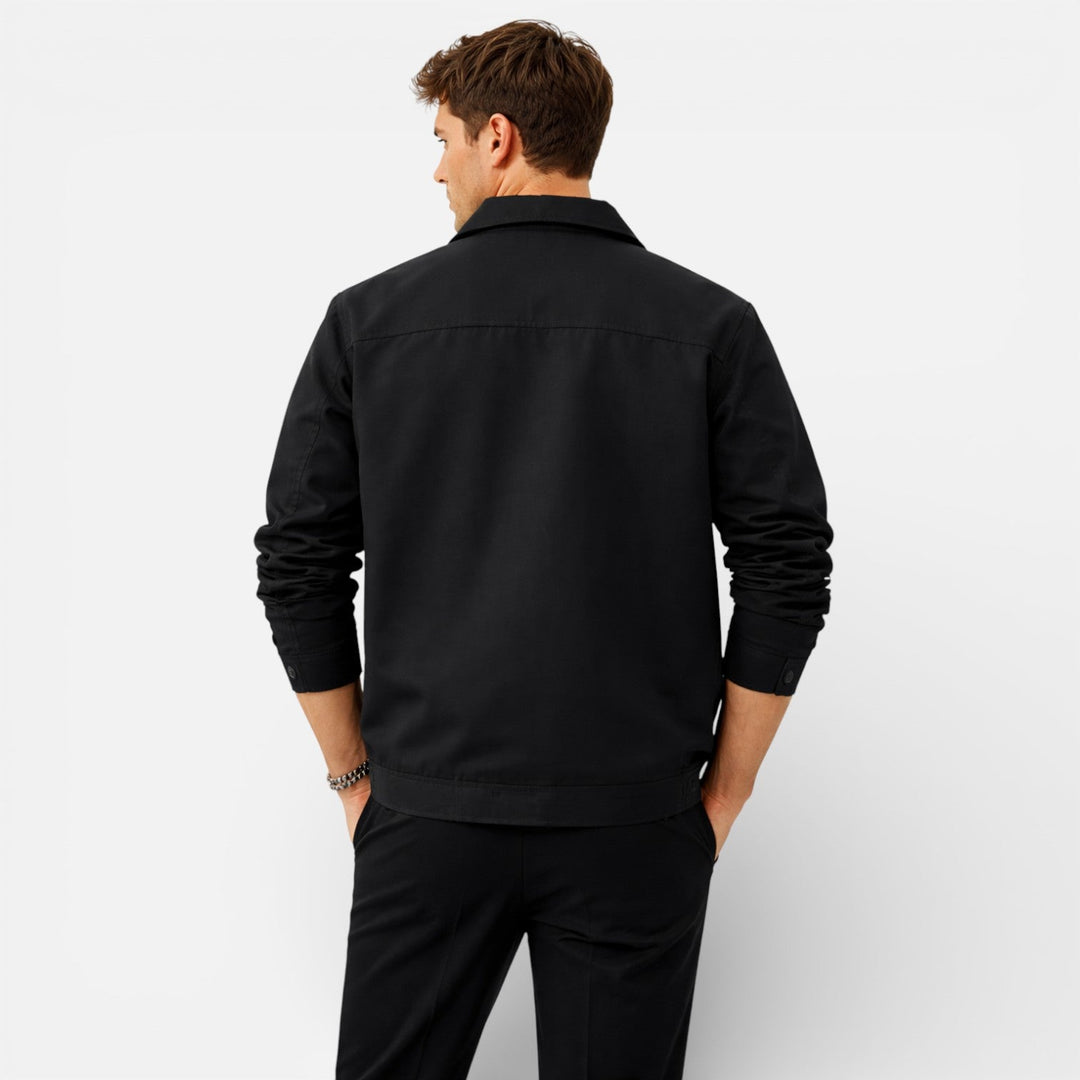 Veste d’été légère pour homme à col à revers, idéale au quotidien