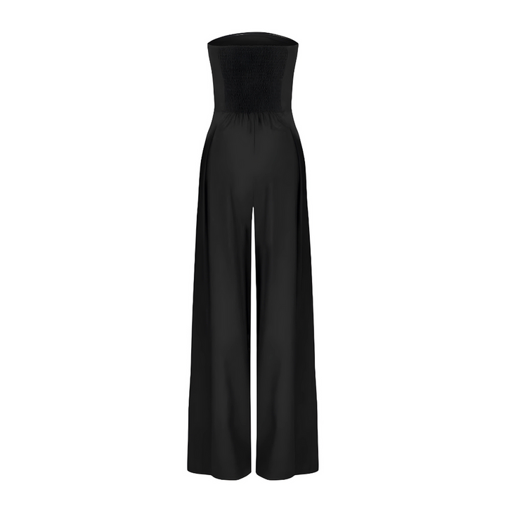 Women's Poised Allure Strapless Wide-Leg Jumpsuit