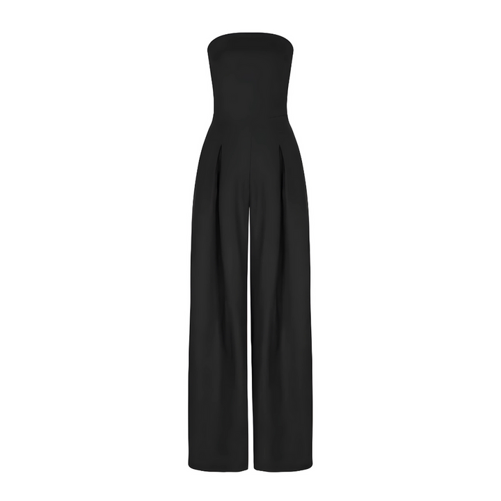 Women's Poised Allure Strapless Wide-Leg Jumpsuit
