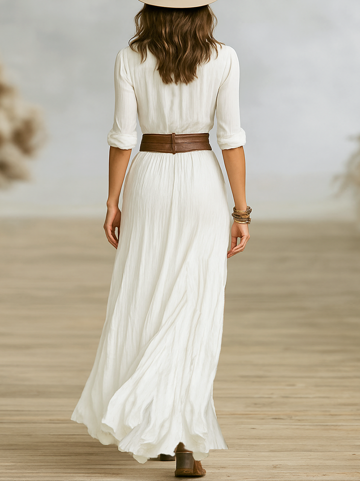 Eleanor - Women's Maxi Dress with Flowing Design and Versatile Style