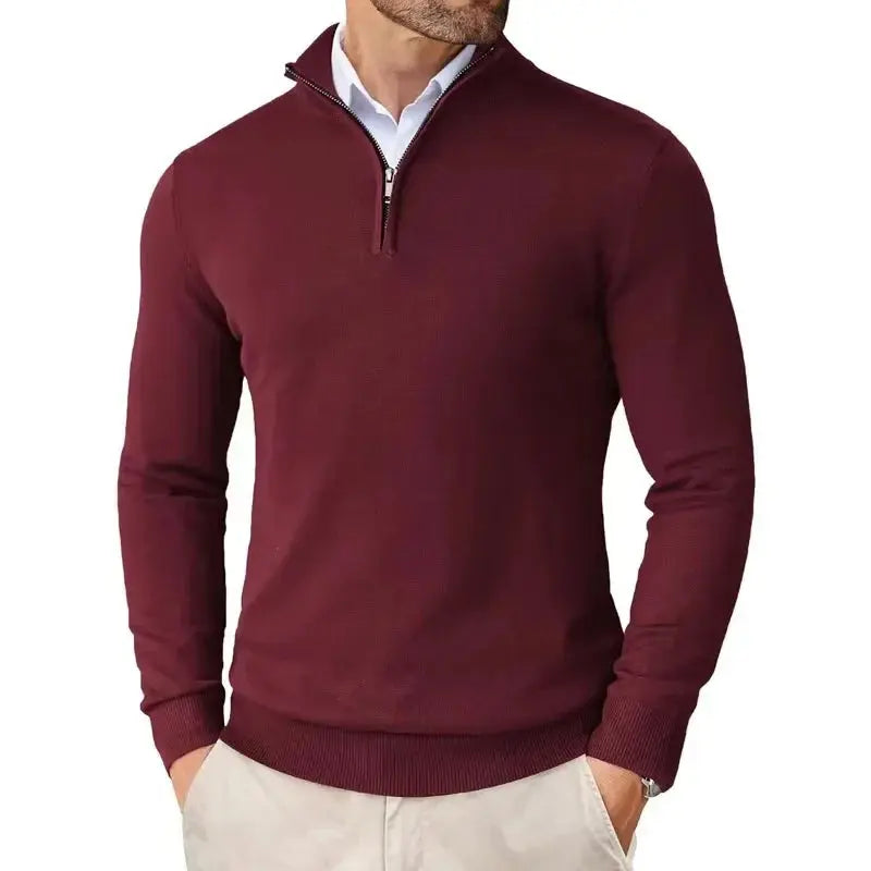 Men's Classic Half-Zip Sweater