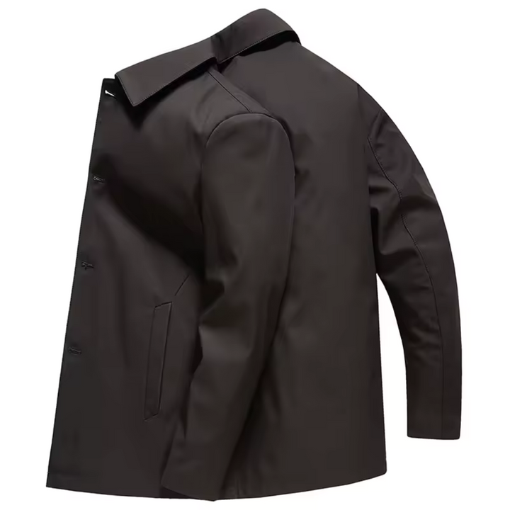 Men's Long Windproof Jacket for Autumn