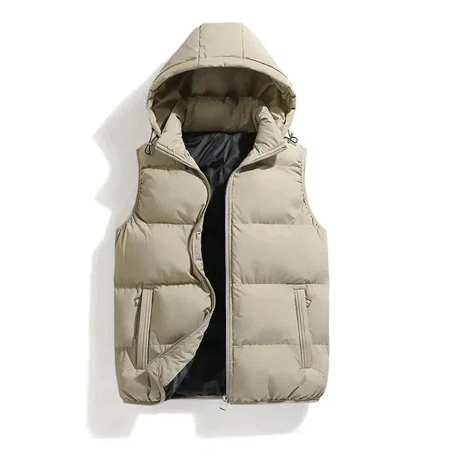 Men's Padded Bodywarmer with Hood