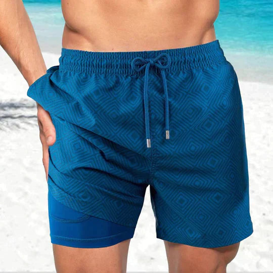 Marvin - Men's Beach Swim Trunks Lightweight Quick Drying