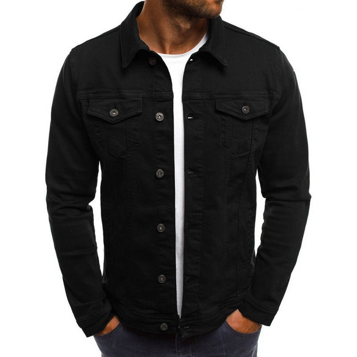 Chaqueta vaquera Ethan para hombre: estilo clásico y moderno en denim de alta calidad con bolsillos