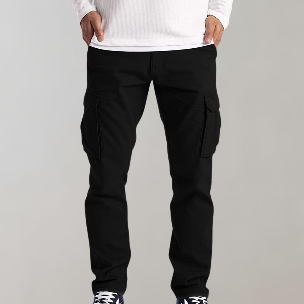 Men's Slim Fit Tactical Cargo Jogger Pants