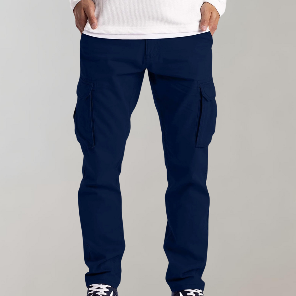 Men's Slim Fit Tactical Cargo Jogger Pants