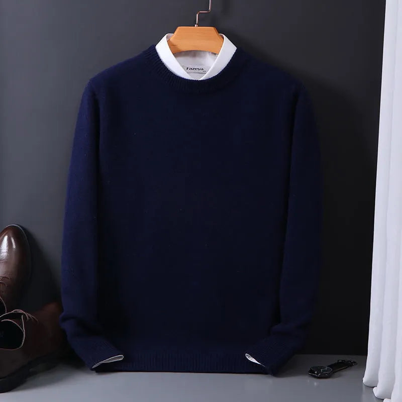 Pull homme en cachemire - Coupe classique et qualité douce