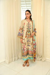 Zarina Kurta Set with Dupatta - STENFIA