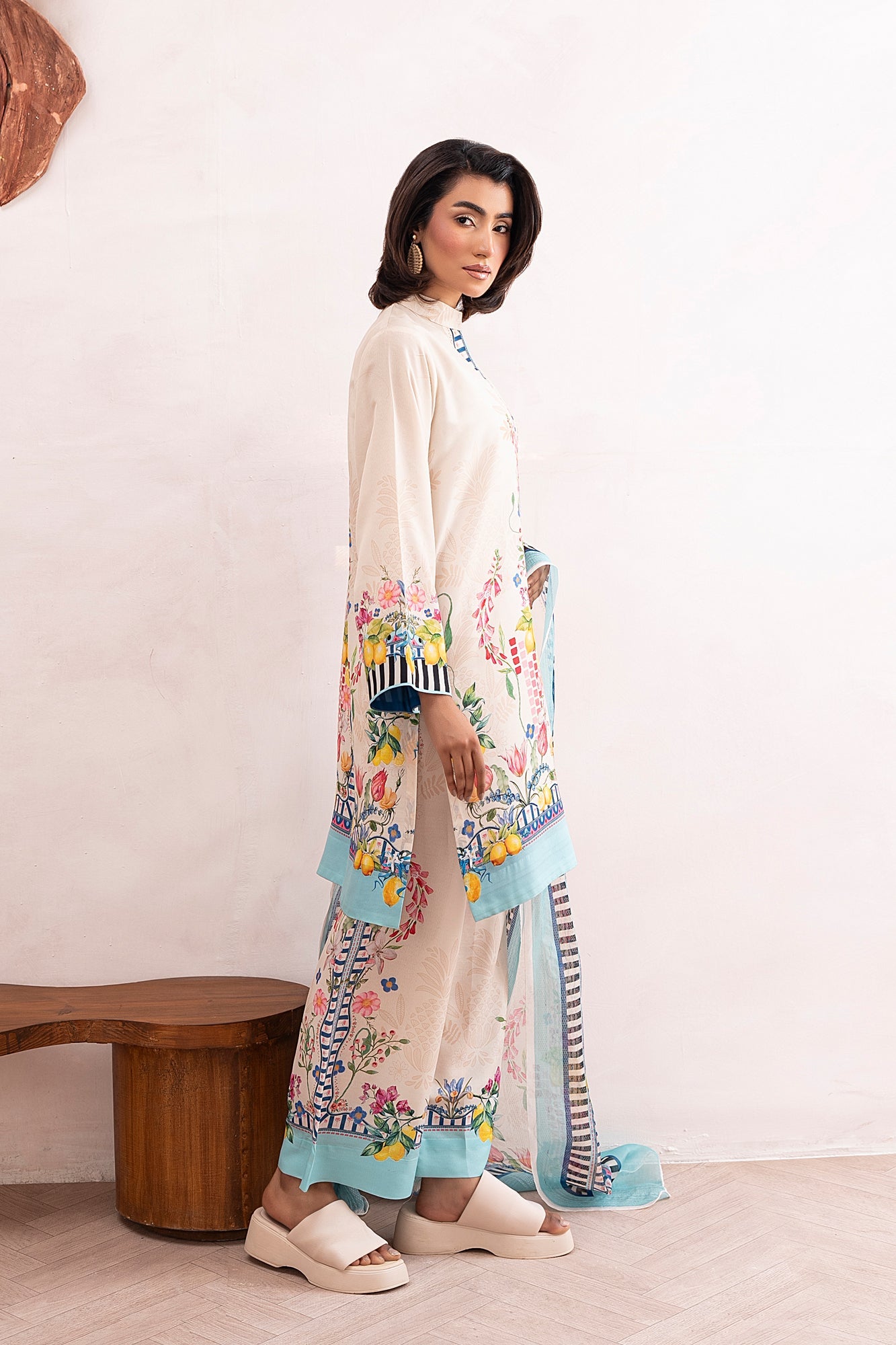 Lemora Kurta Set with Dupatta - STENFIA