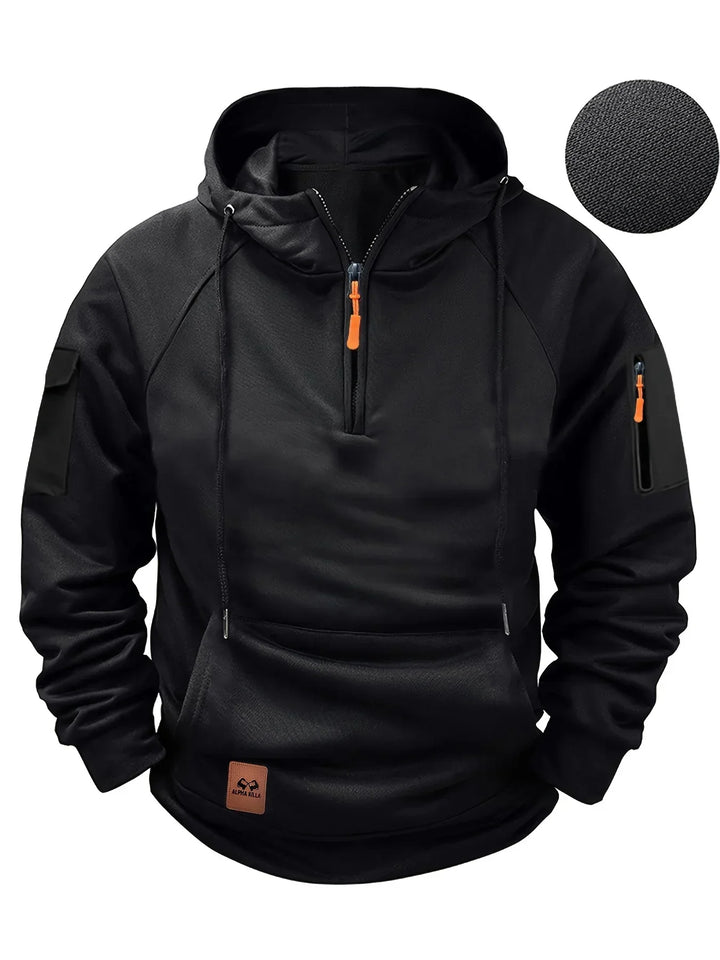 Sweat à capuche zippé pour homme