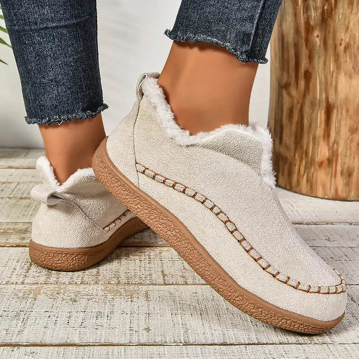 Pantofole slip-on imbottite da donna con suola antiscivolo