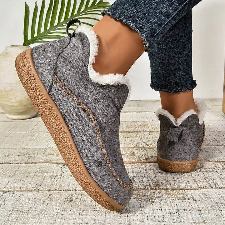 Pantofole slip-on imbottite da donna con suola antiscivolo