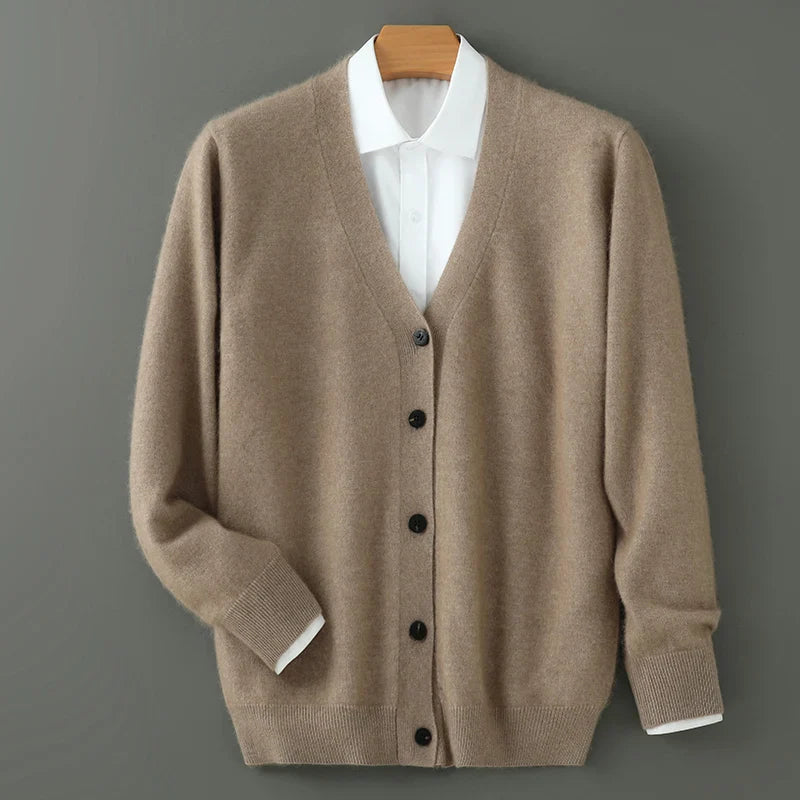 Cárdigan de cachemira Renard para hombre