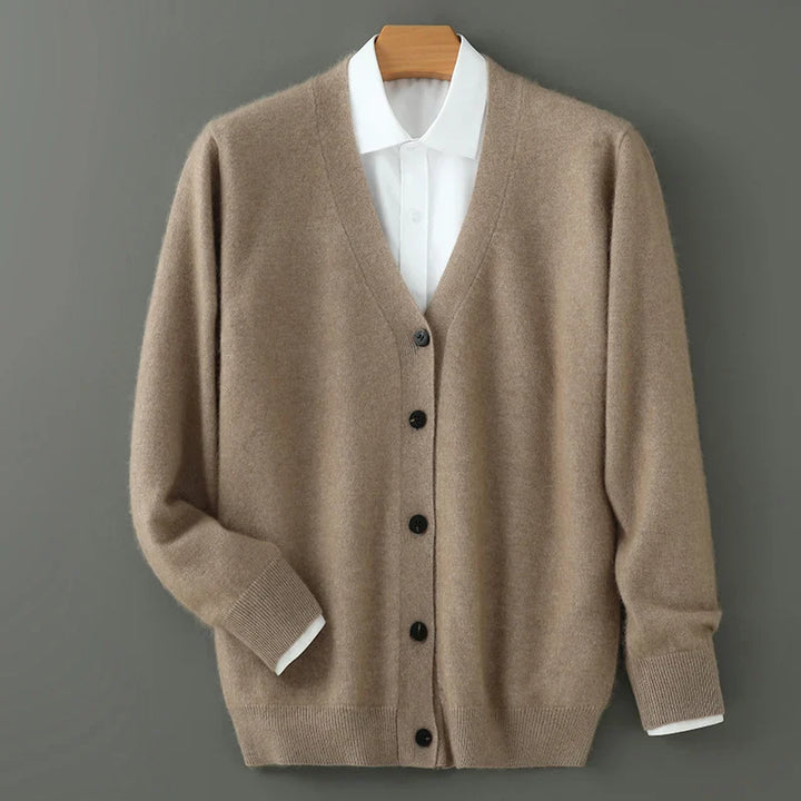 Cárdigan de cachemira Renard para hombre