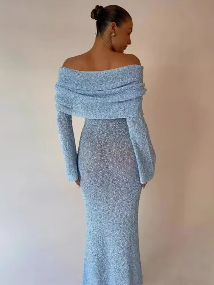 Geraldine - Women's Summer Off-Shoulder Dress