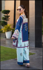 Navy Blue Floral Co - ord Set - STENFIA